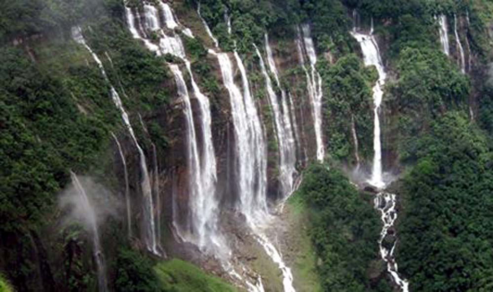Nohsngithiang Falls Nohsngithiang Falls
